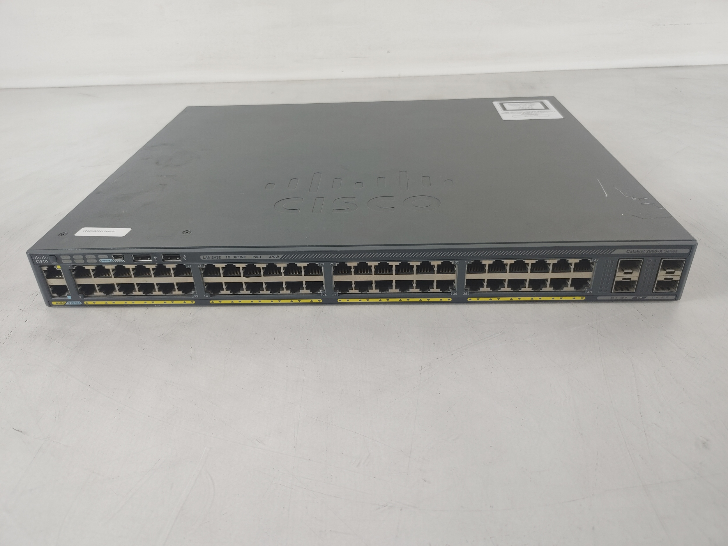 Cisco Catalyst 2960X WS-C2960X-48FPS-L 48-Port Gigabit PoE+